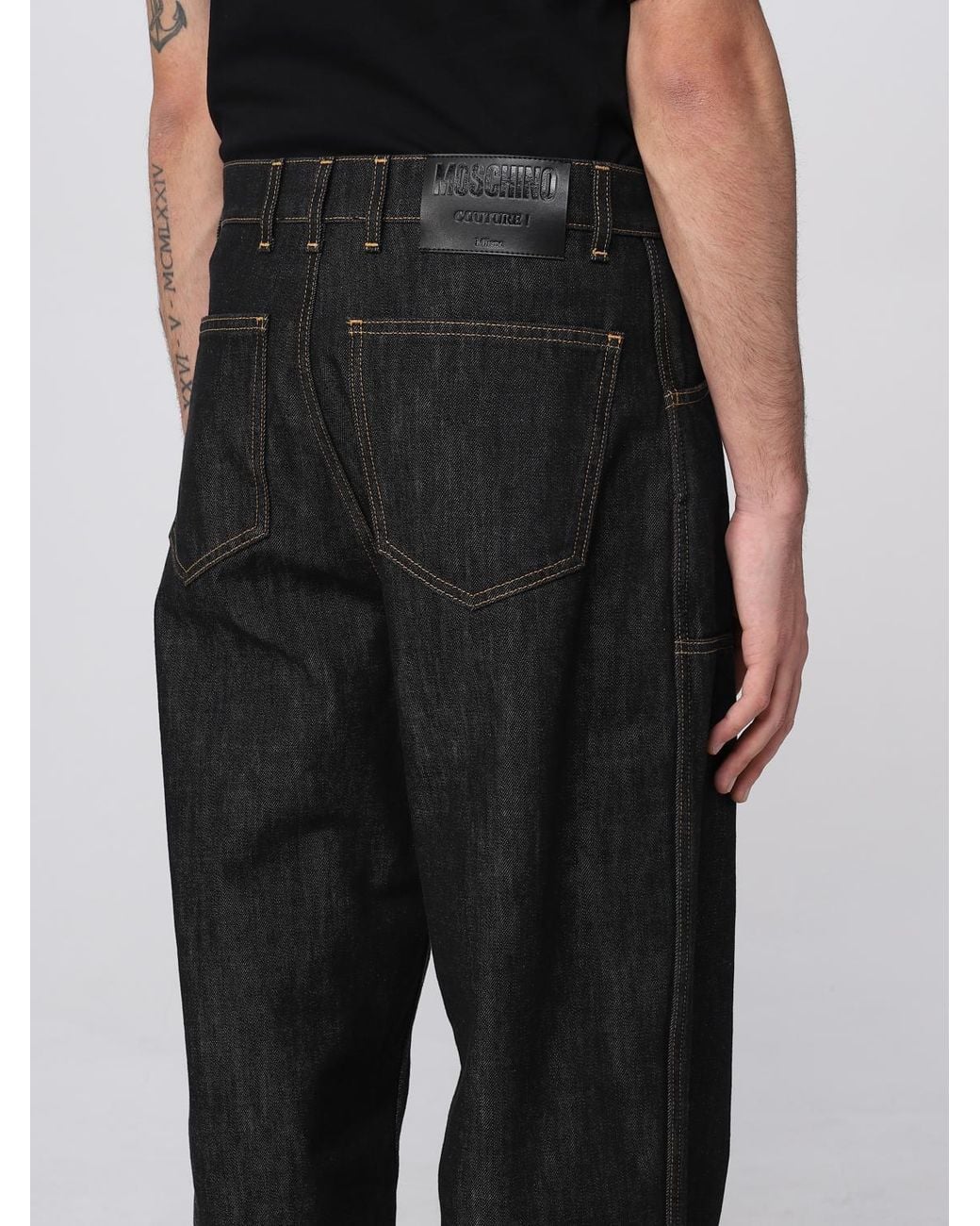 Moschino Couture Black Jeans for men