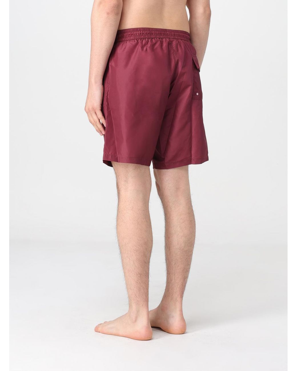 Kampos Red Polyester Swimsuit for men
