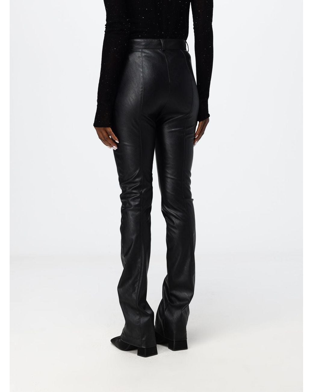Pinko Black High-Waisted Skinny Trousers