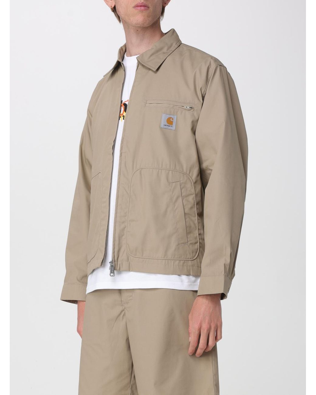 Carhartt Natural Cotton Blend Shirt Jacket for men