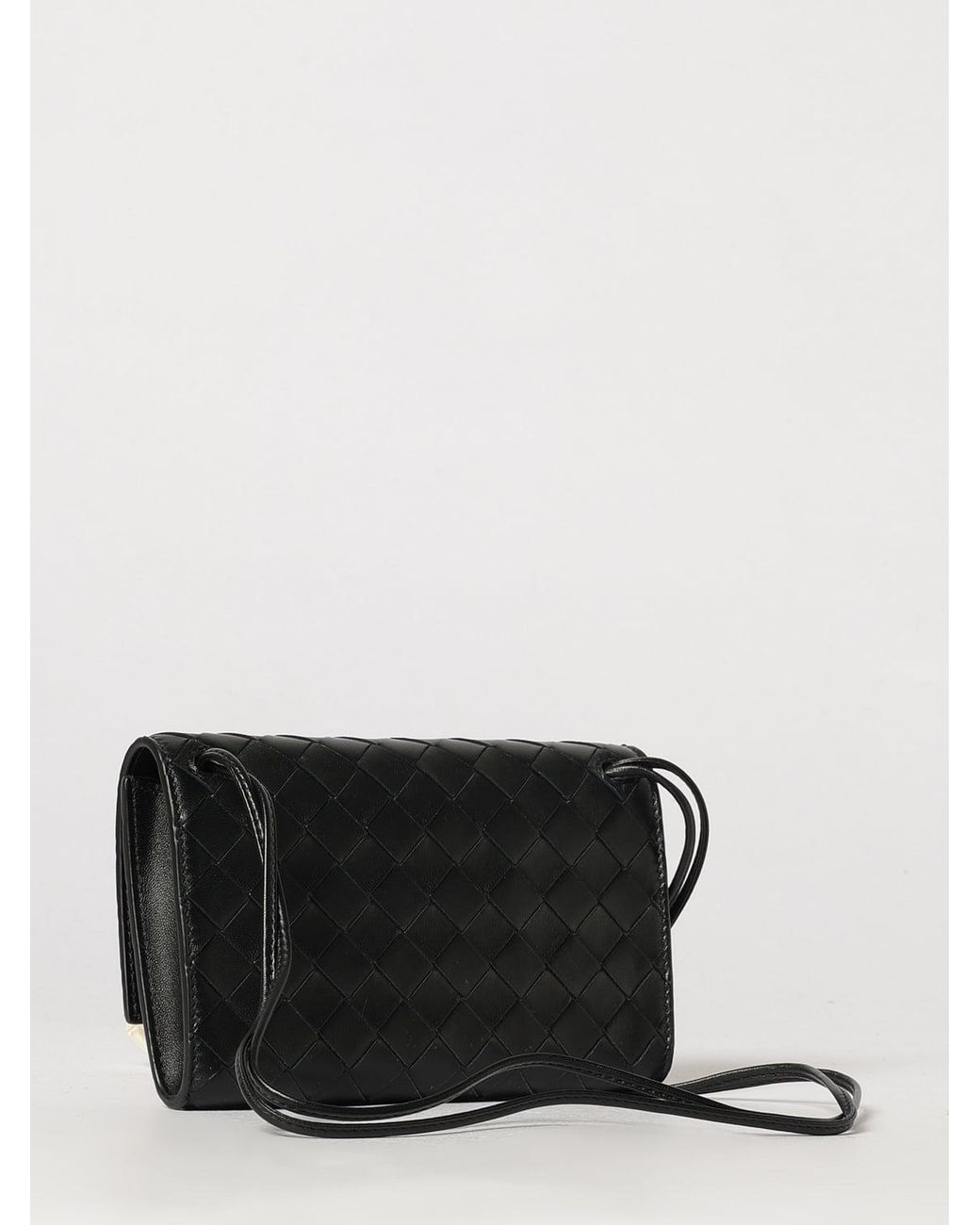 Bottega Veneta Black Andiamo Mini Handbag