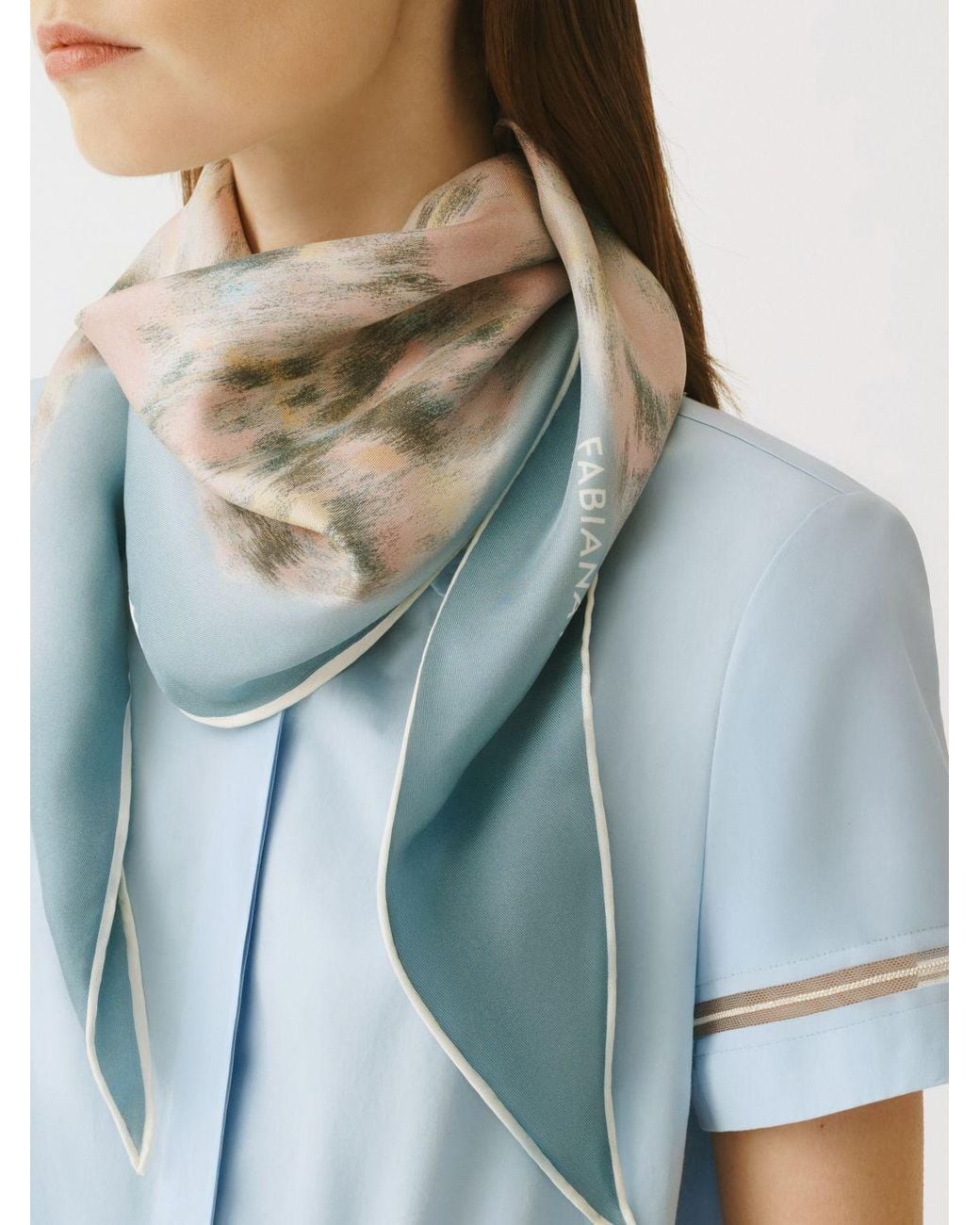 Fabiana Filippi Blue Scarf