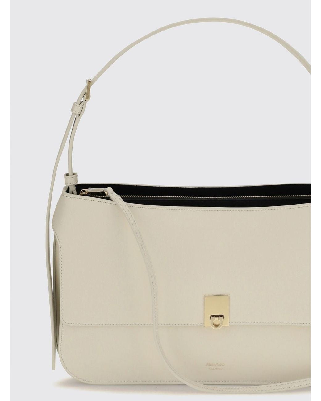 Ferragamo Natural Shoulder Bag