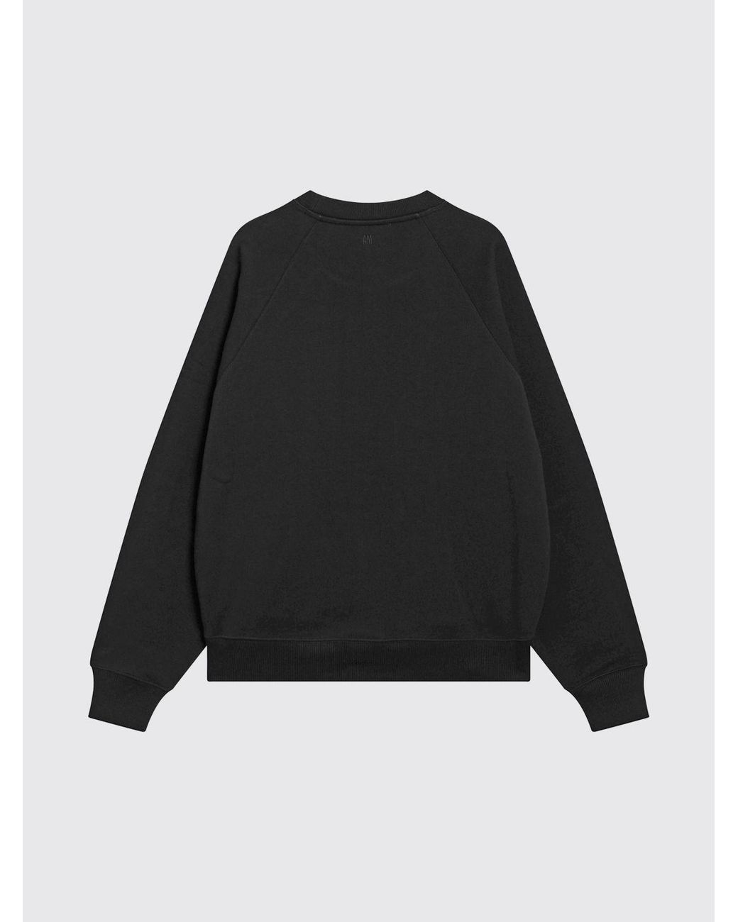 AMI Gray Cotton Sweatshirt for men