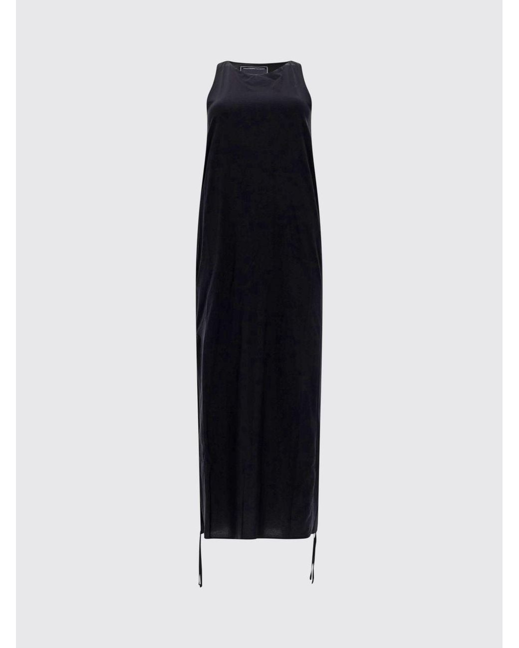Y-3 Black Racer Cinch Midi Dress