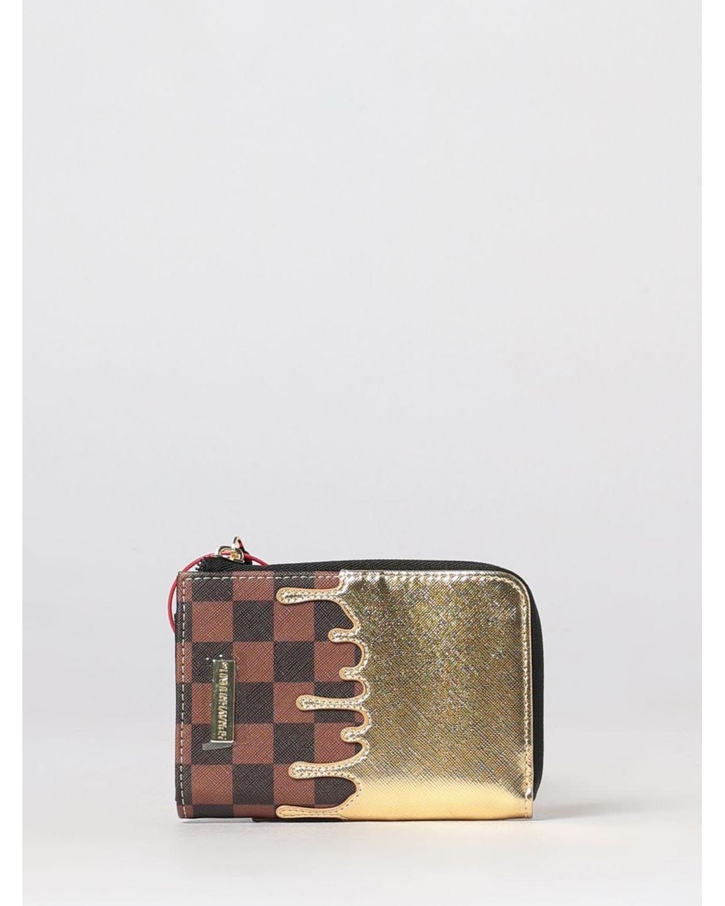 Sprayground Pink Zip Wallet for men
