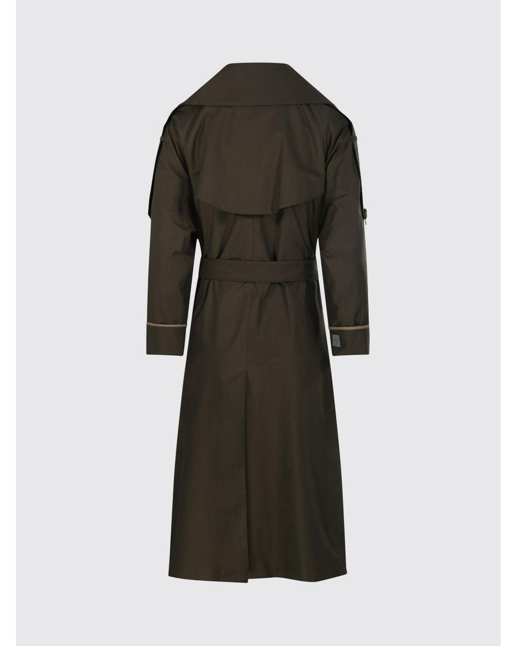 Max Mara Black Cotton Trench Coat