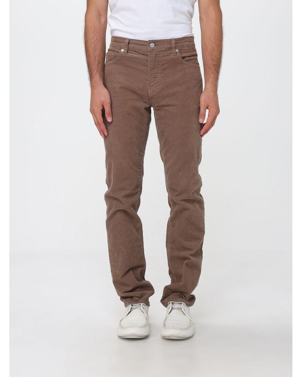 FRAME Natural Five-Pocket Slim-Fit Corduroy Trousers for men