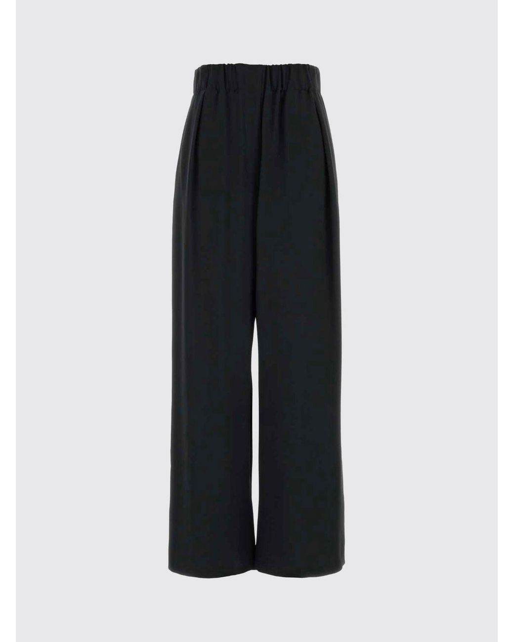 Jil Sander Black High-Waisted Palazzo Trousers