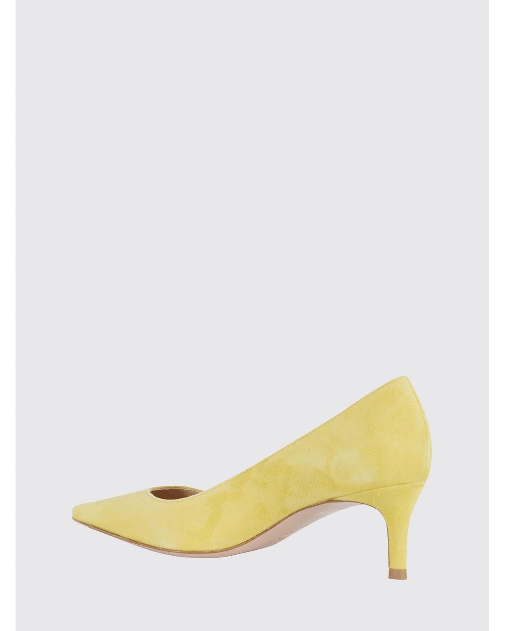 Roberto Festa Yellow Cerere Suede Pumps