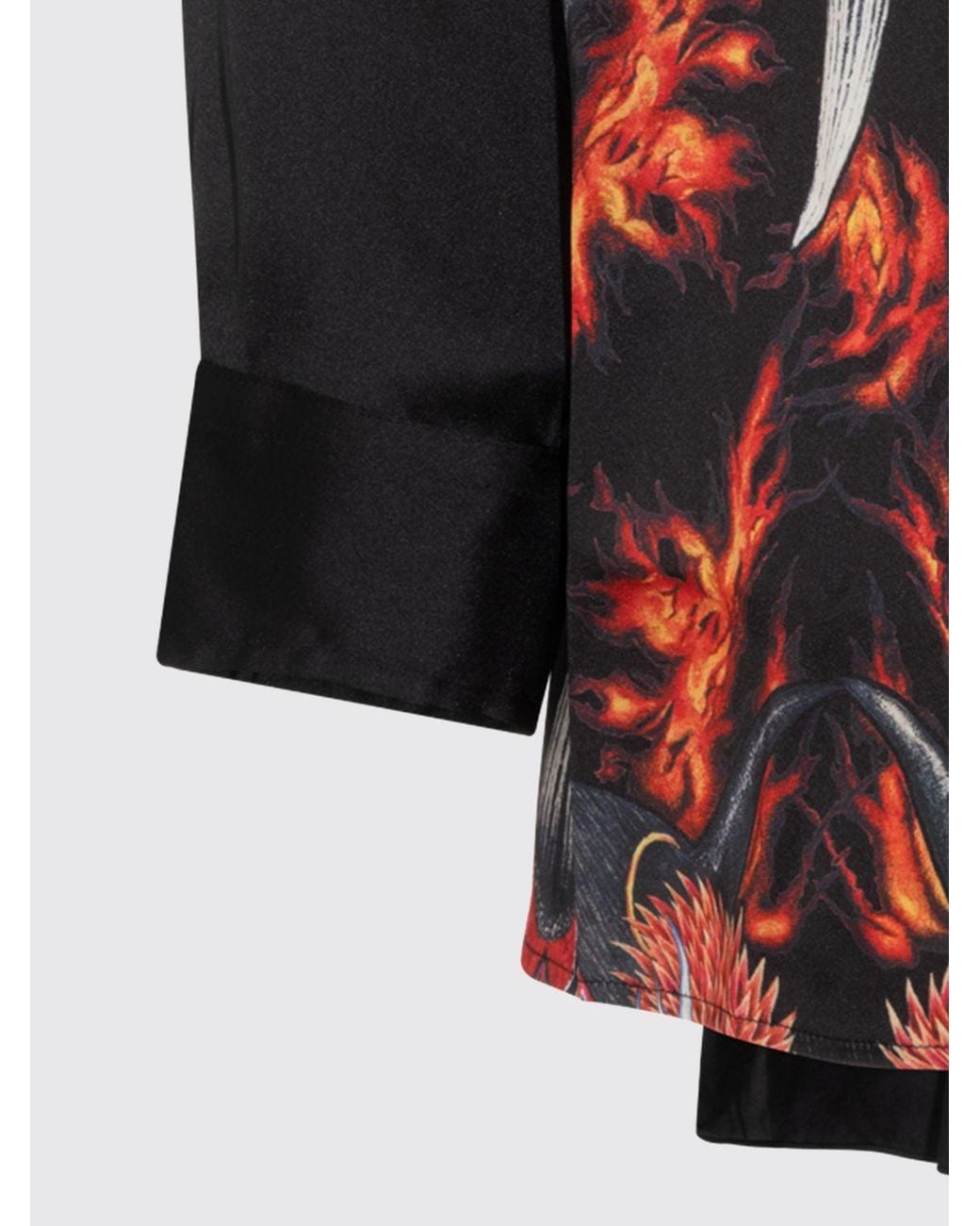 Y-3 Red Long-Sleeved Graphic Print Shirt for men