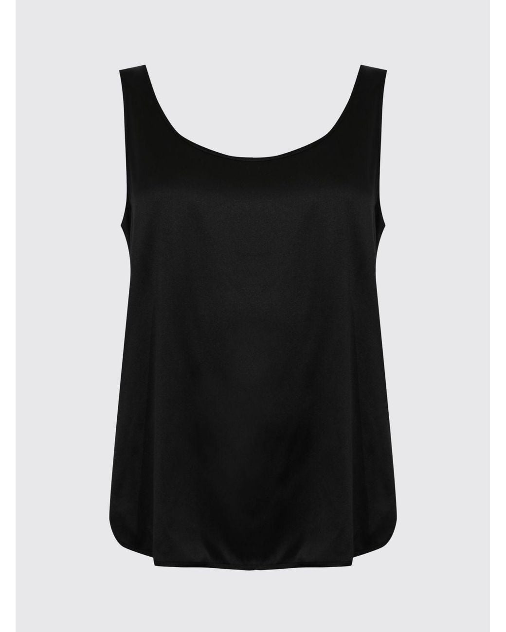 Top De Satén Max Mara de color Black