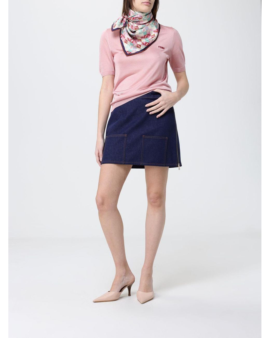 Foulard di Fendi in Pink