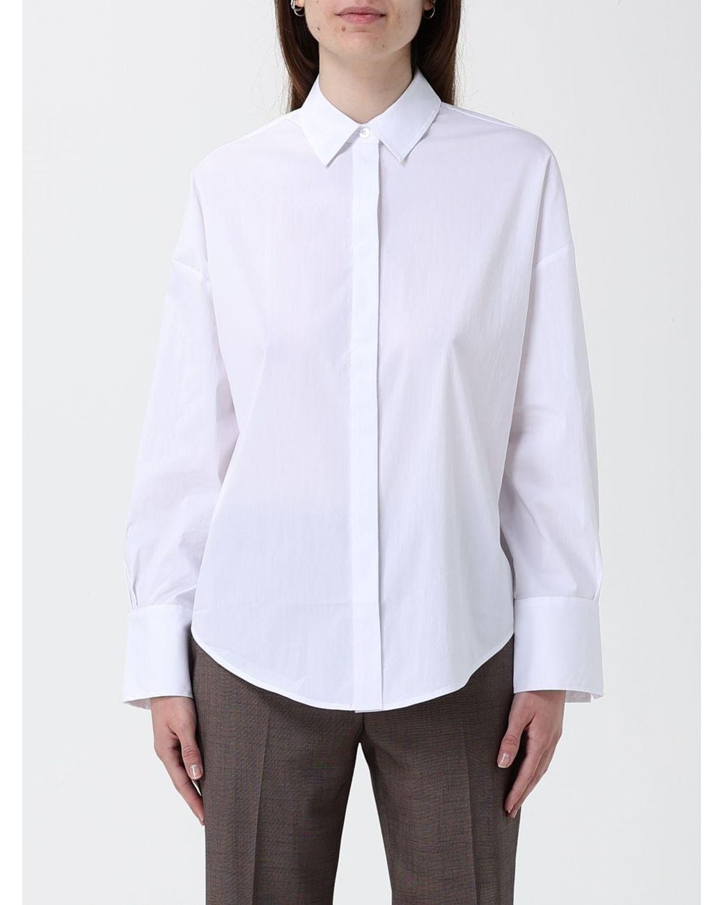 Liu Jo White Classic Cotton Blend Shirt