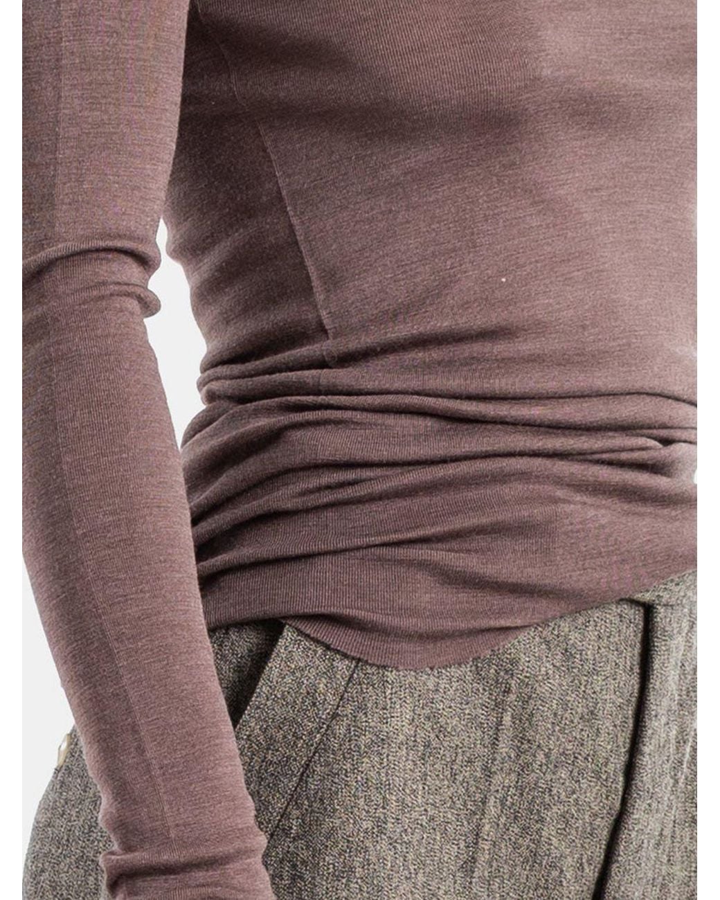Rick Owens Brown T-Shirt