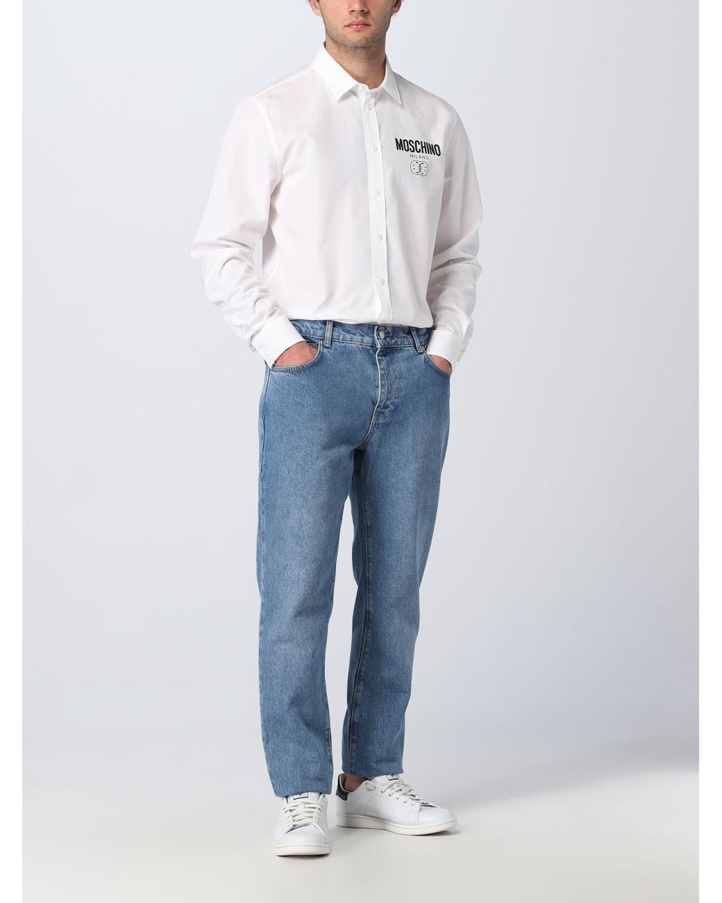 Moschino Couture Blue Jeans for men