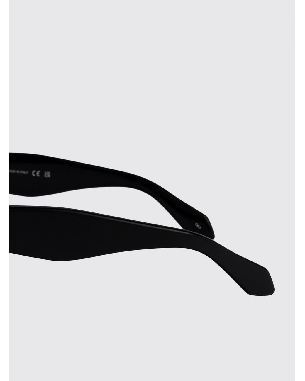 Alaïa White Rectangular Cat-Eye Sunglasses