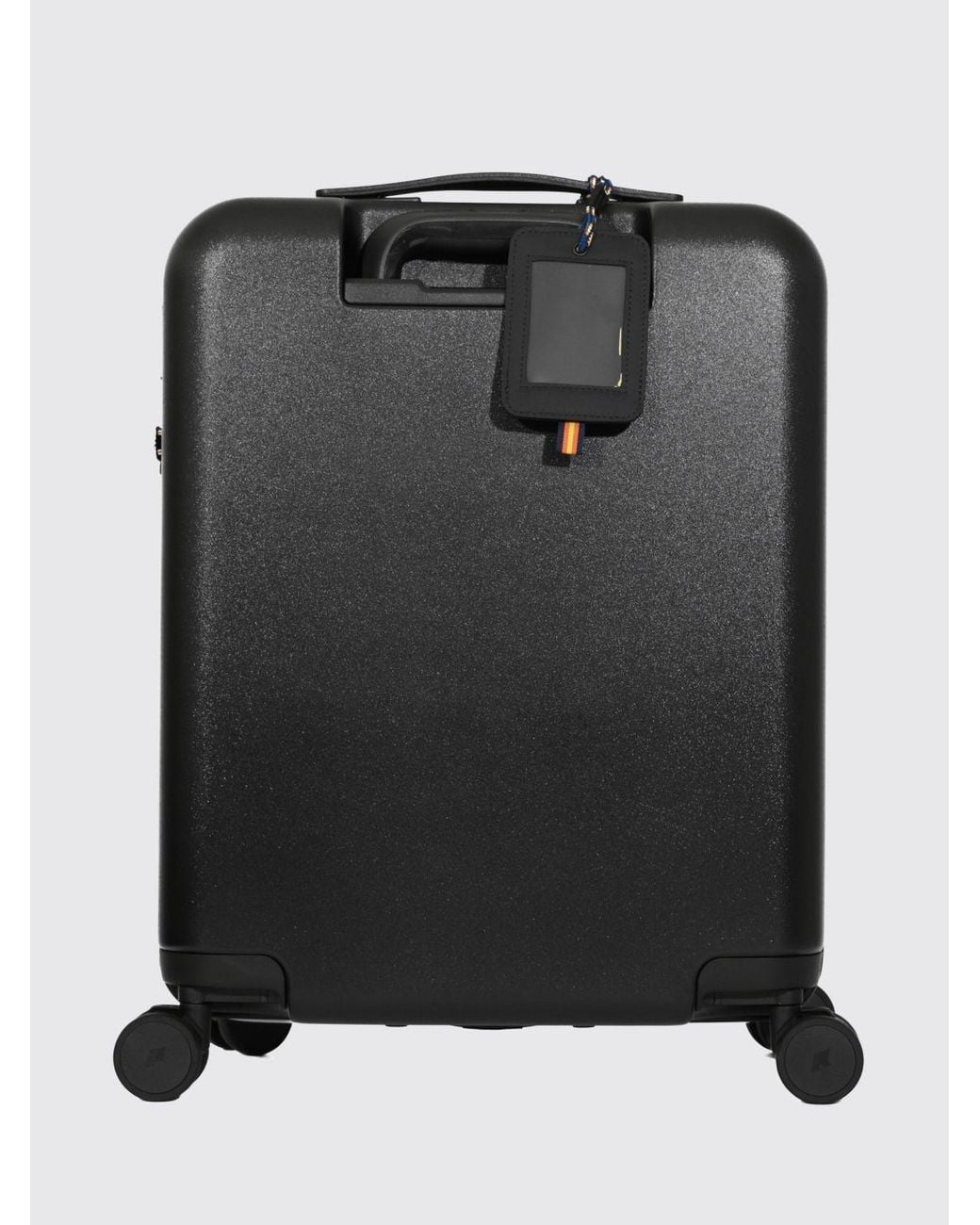 K-Way Black Eudoxie Hardshell Cabin Trolley for men