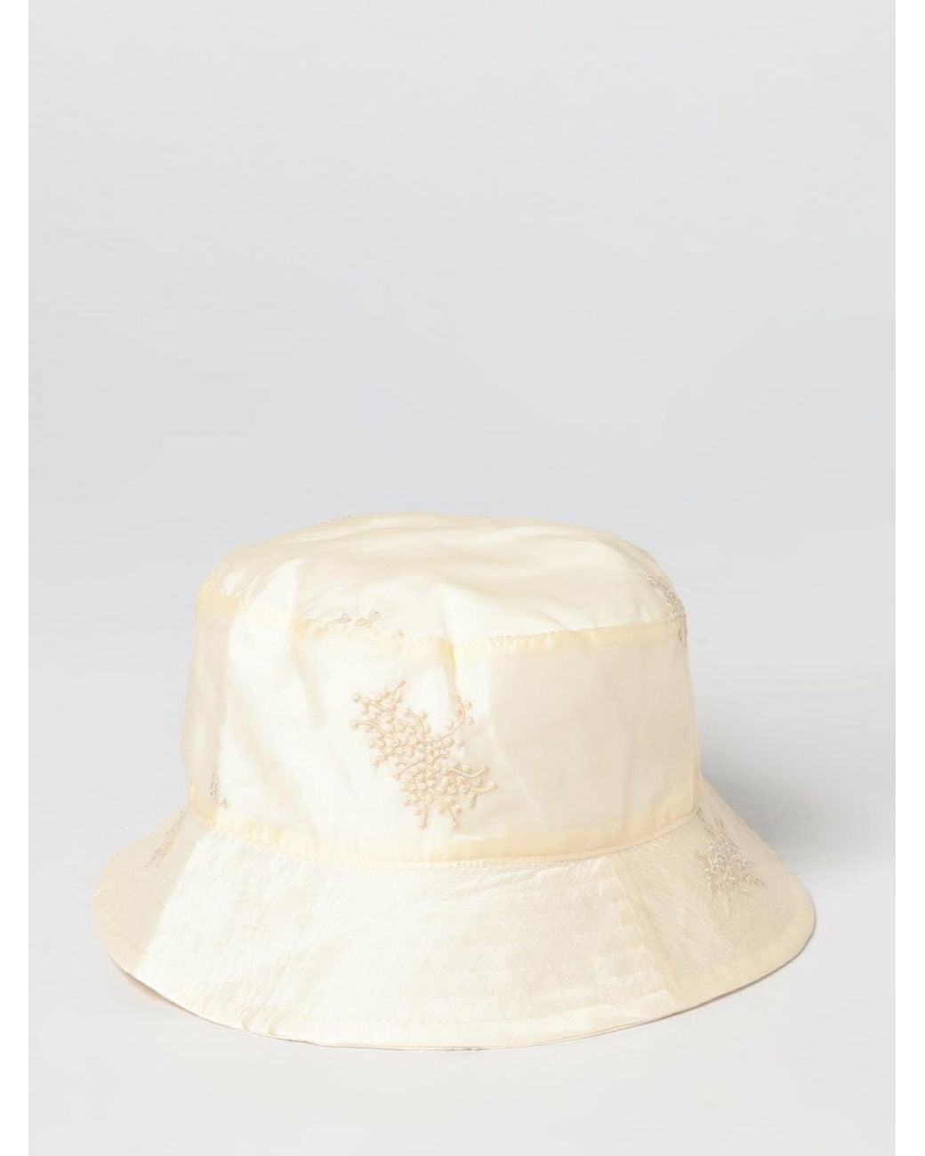 Our Legacy Natural Lyocell Hat With Embroidery