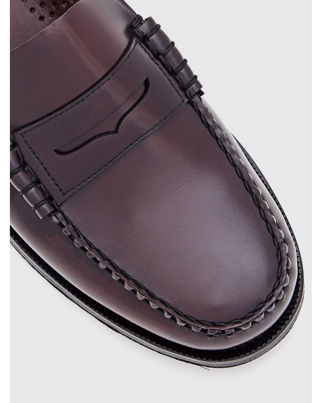 Sebago Classic Dan Vollnarbenleder Mokassins in White für Herren