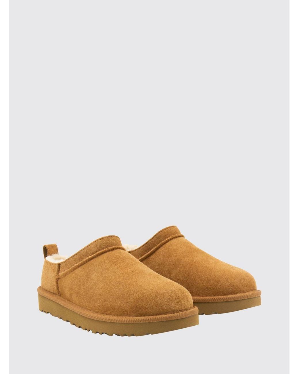Ugg Brown Classic Micro Water-Repellent Suede Platform Ankle Boots