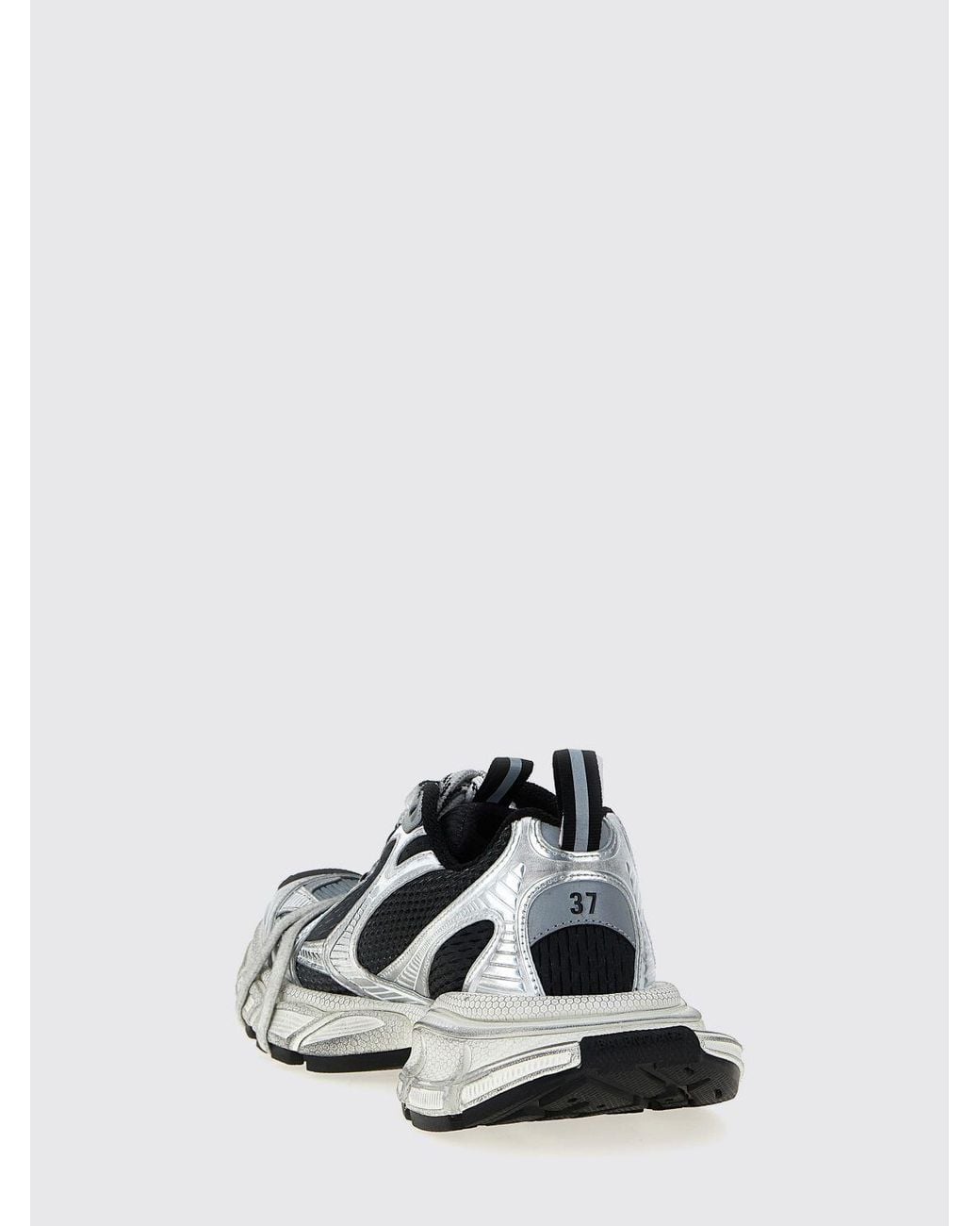 Balenciaga White 3Xl Used Mesh And Rubber Sneakers