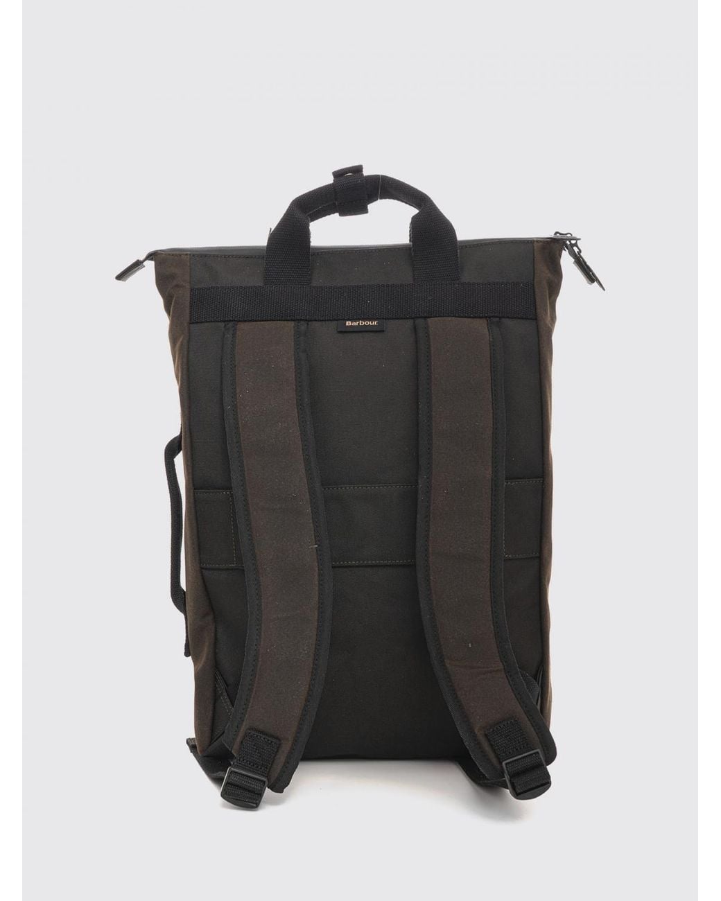 Barbour Black Backpack for men
