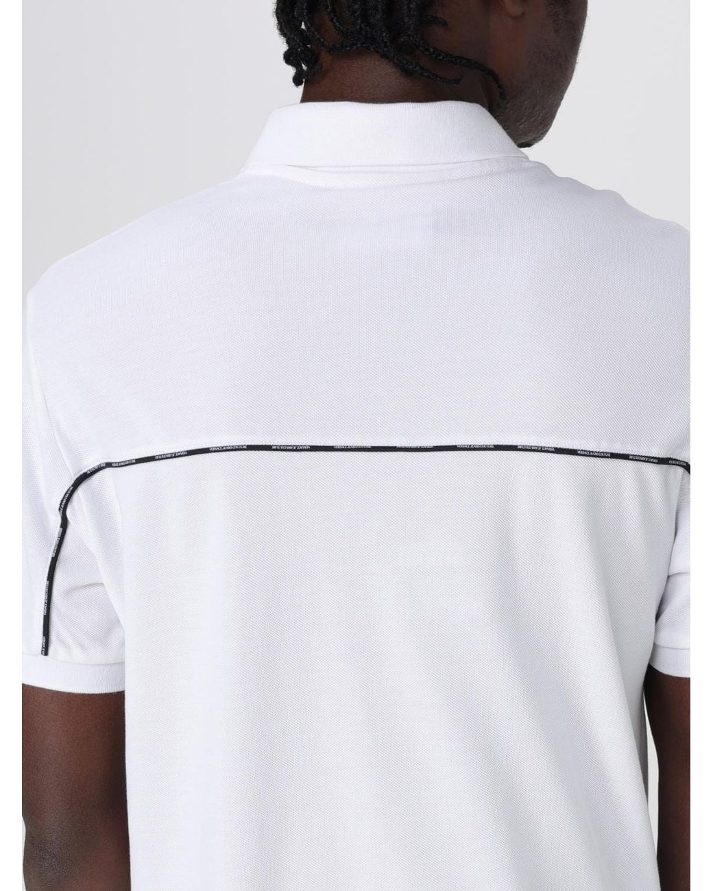Versace Jeans Couture White Polo Shirt for men
