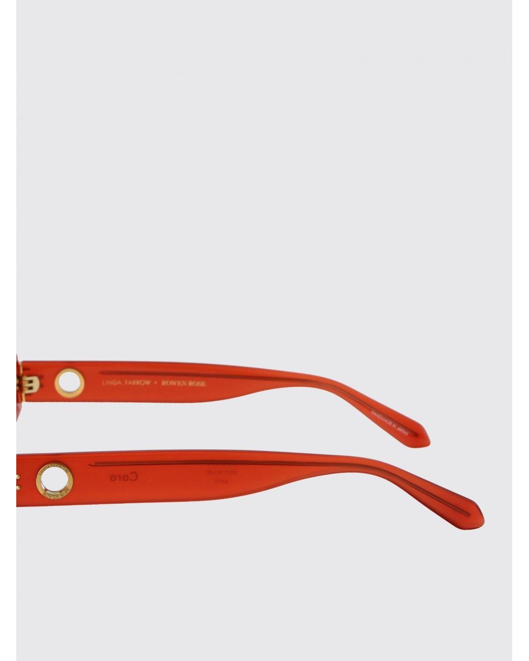 Linda Farrow Pink Cara Acetate Sunglasses