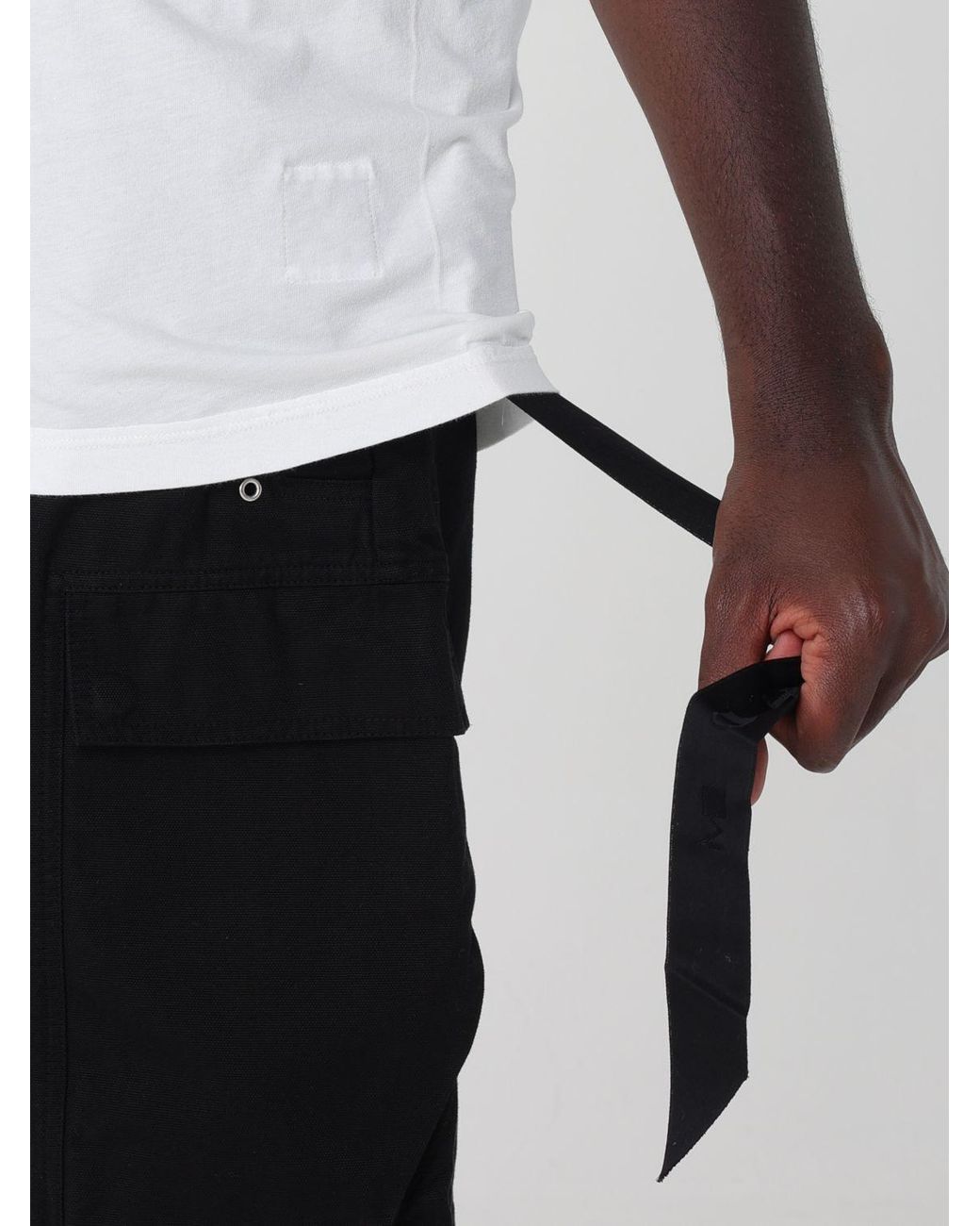 Rick Owens White T-Shirt for men