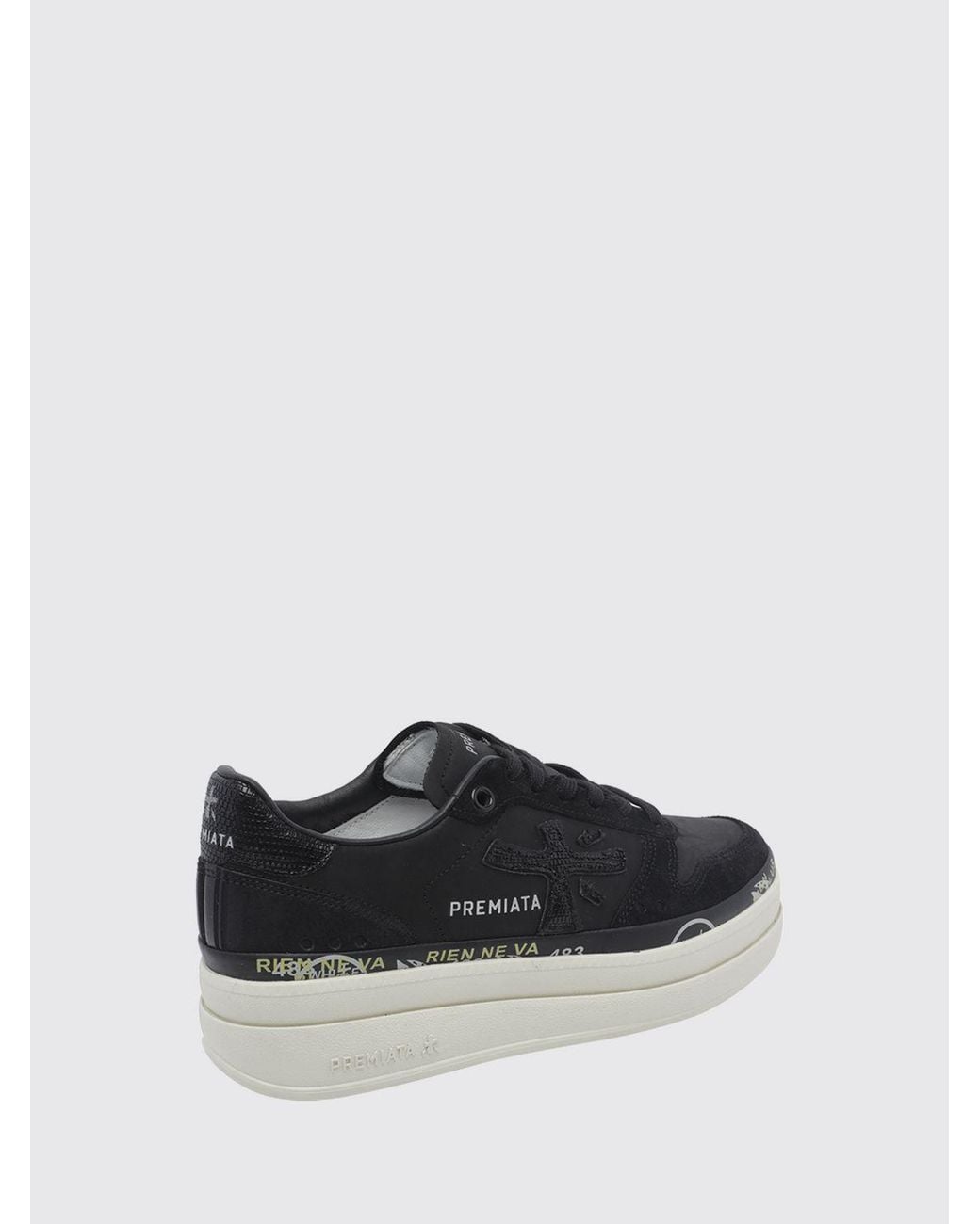 Premiata Black Micol 8567 Sneakers