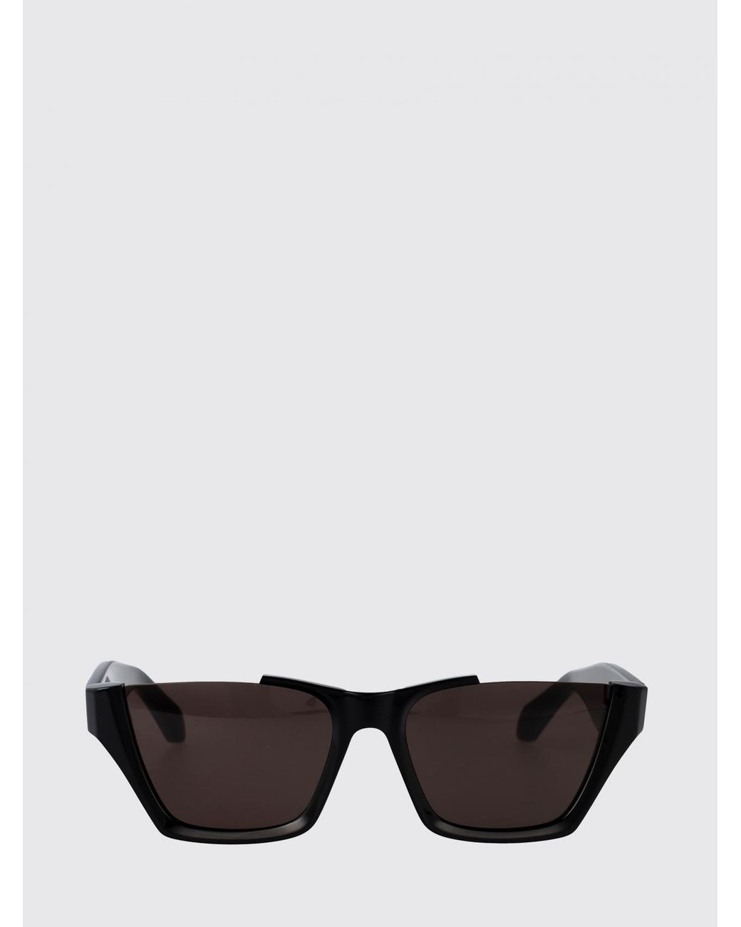 Alaïa White Rectangular Cat-Eye Sunglasses