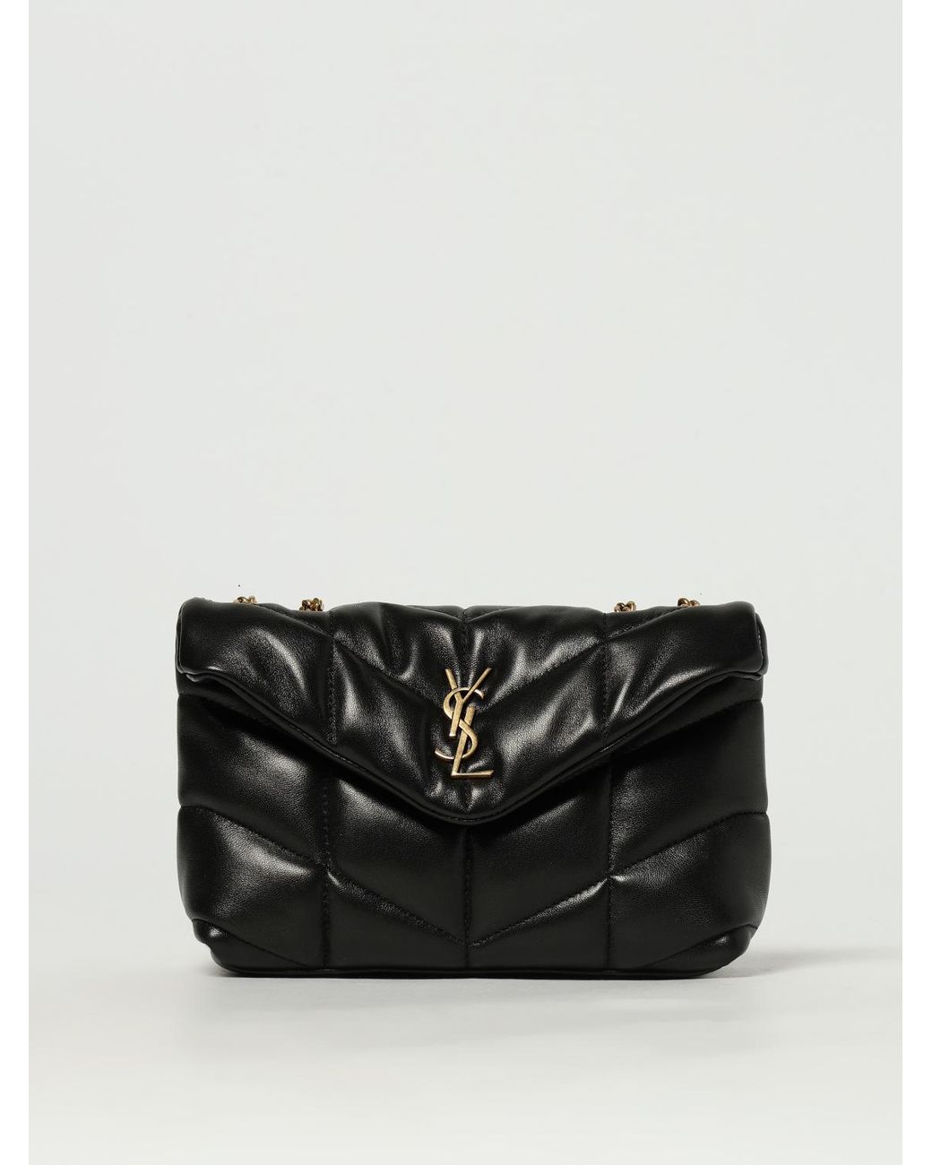 Saint Laurent Black Puffer Toy Bag