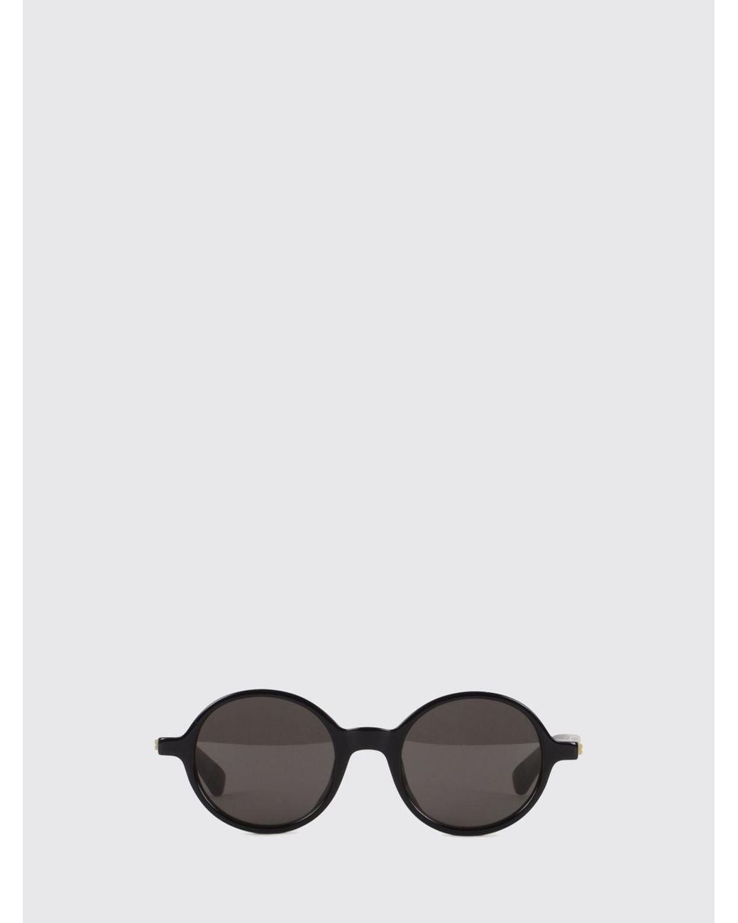 Bottega Veneta White Rounded Frame Acetate Eyeglasses for men