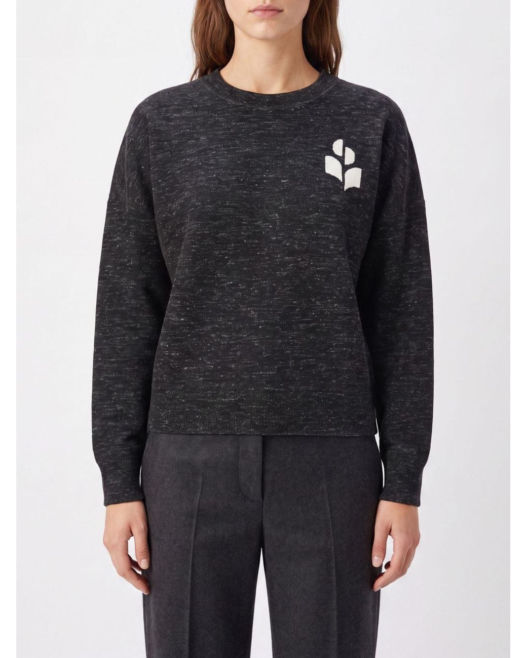 Isabel Marant Black Atlee Crewneck Jumper