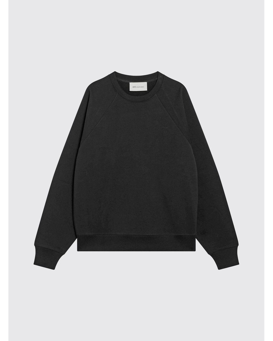 AMI Gray Cotton Sweatshirt for men