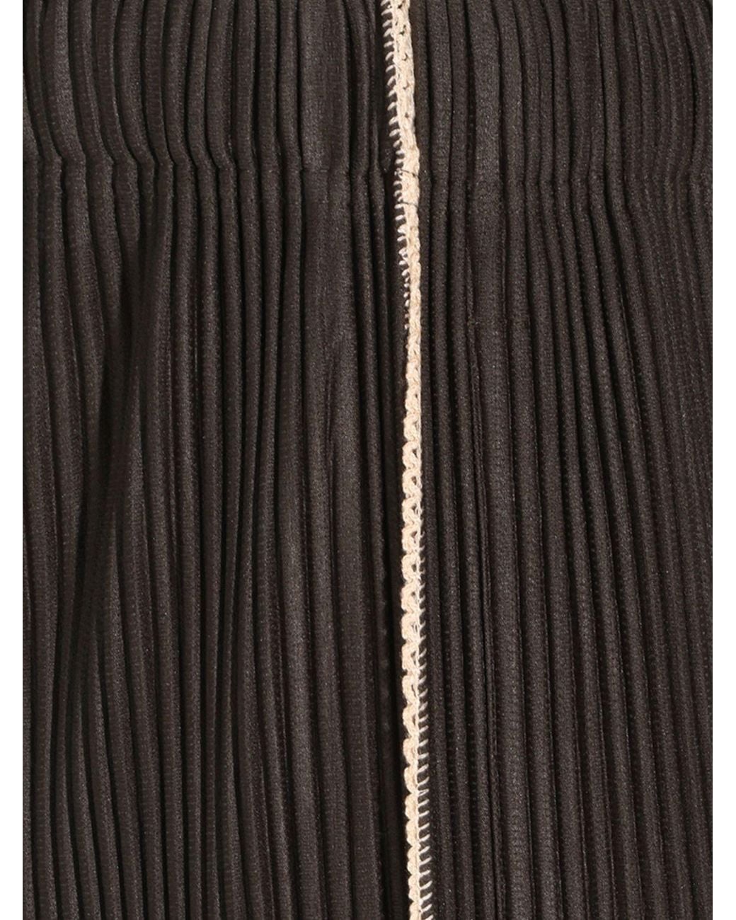Homme Plissé Issey Miyake Brown Homme Plissé Issey Miyake Slim Fit Pleated Technical Fabric Trousers for men
