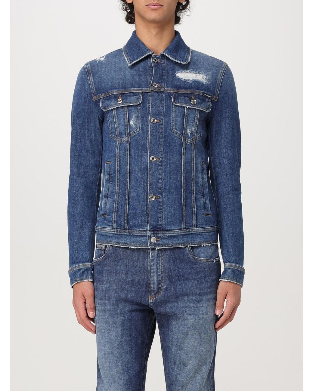 Dolce & Gabbana Blue Jacket for men