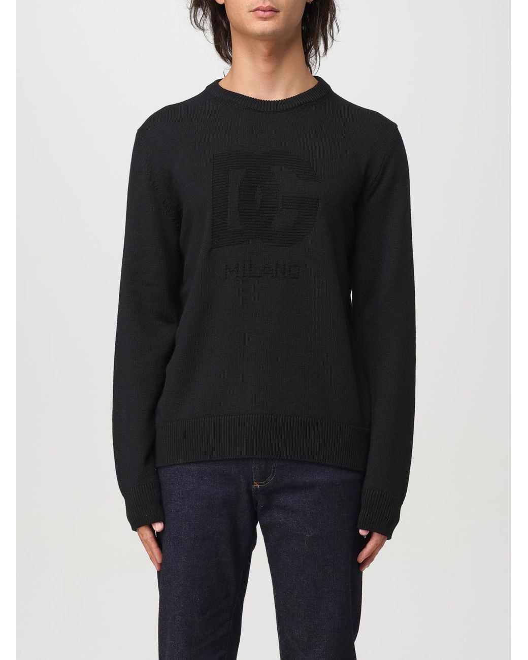 Dolce & Gabbana Blue Sweater for men