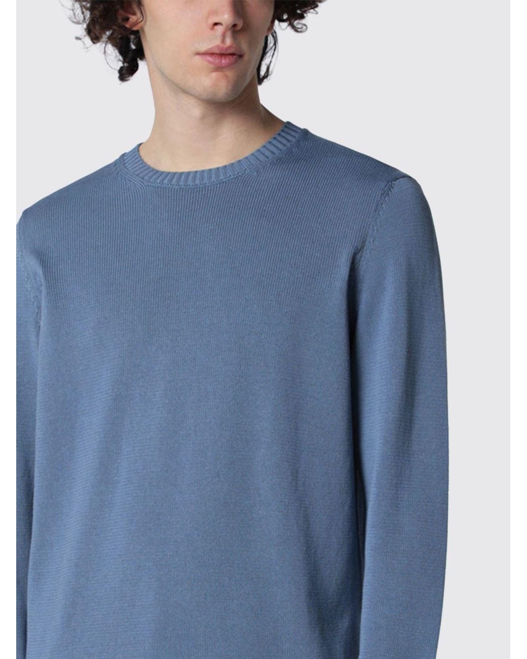 Maglia A Girocollo Basic di Drumohr in Blue da Uomo