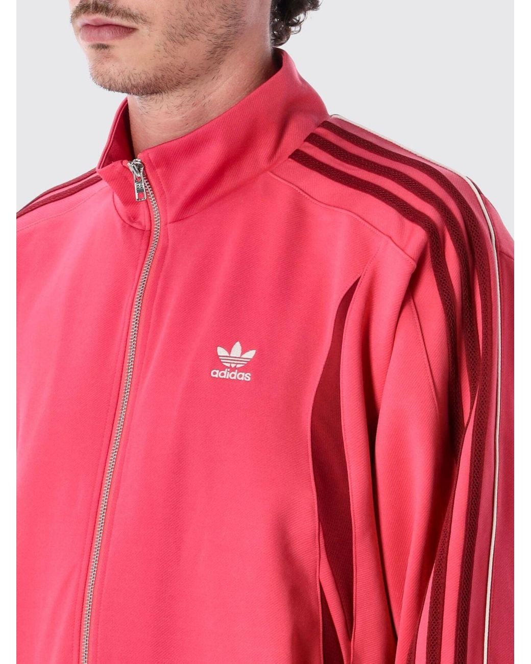 Adidas Originals Adidas Originals X Wales Bonner High Neck Track Jacket With Embroidered Logo for men