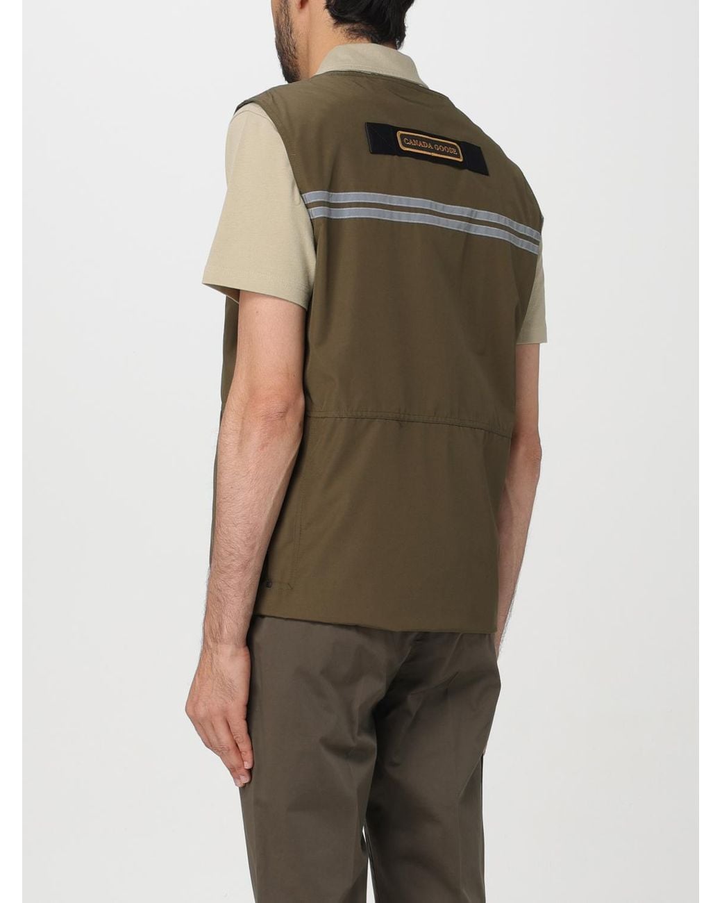 Canada Goose Green Canmore Down Vest for men