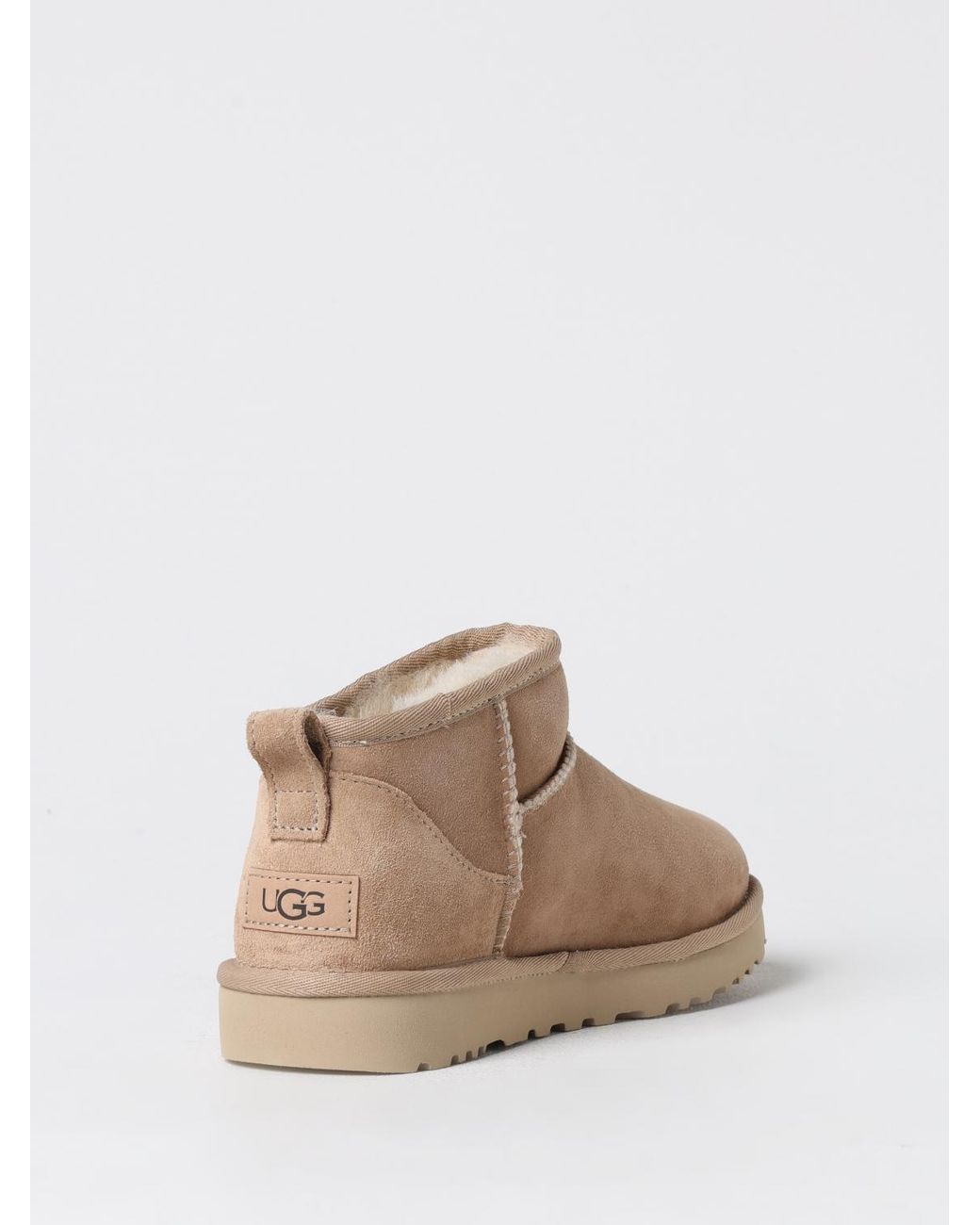 Ugg Natural Classic Ultra Mini Suede Ankle Boots