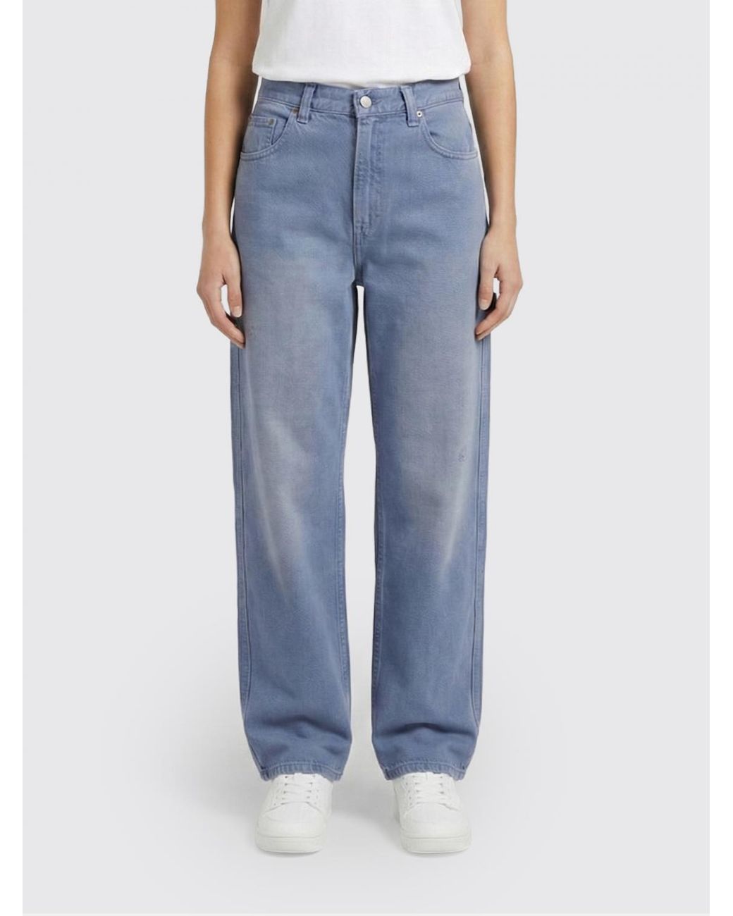 Haikure Blue Cotton Palazzo Jeans