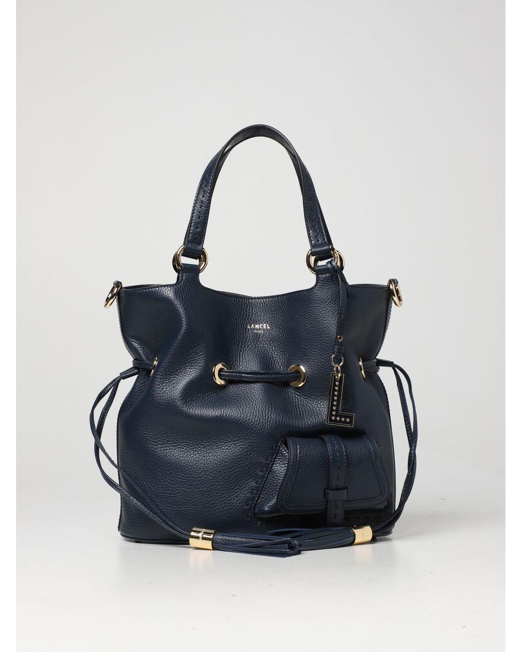 Lancel Shoulder Bag Woman in Blue Lyst