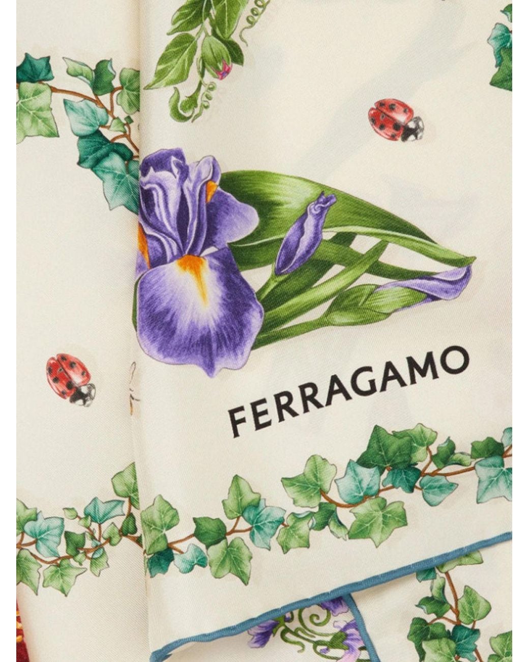 Ferragamo White Scarf