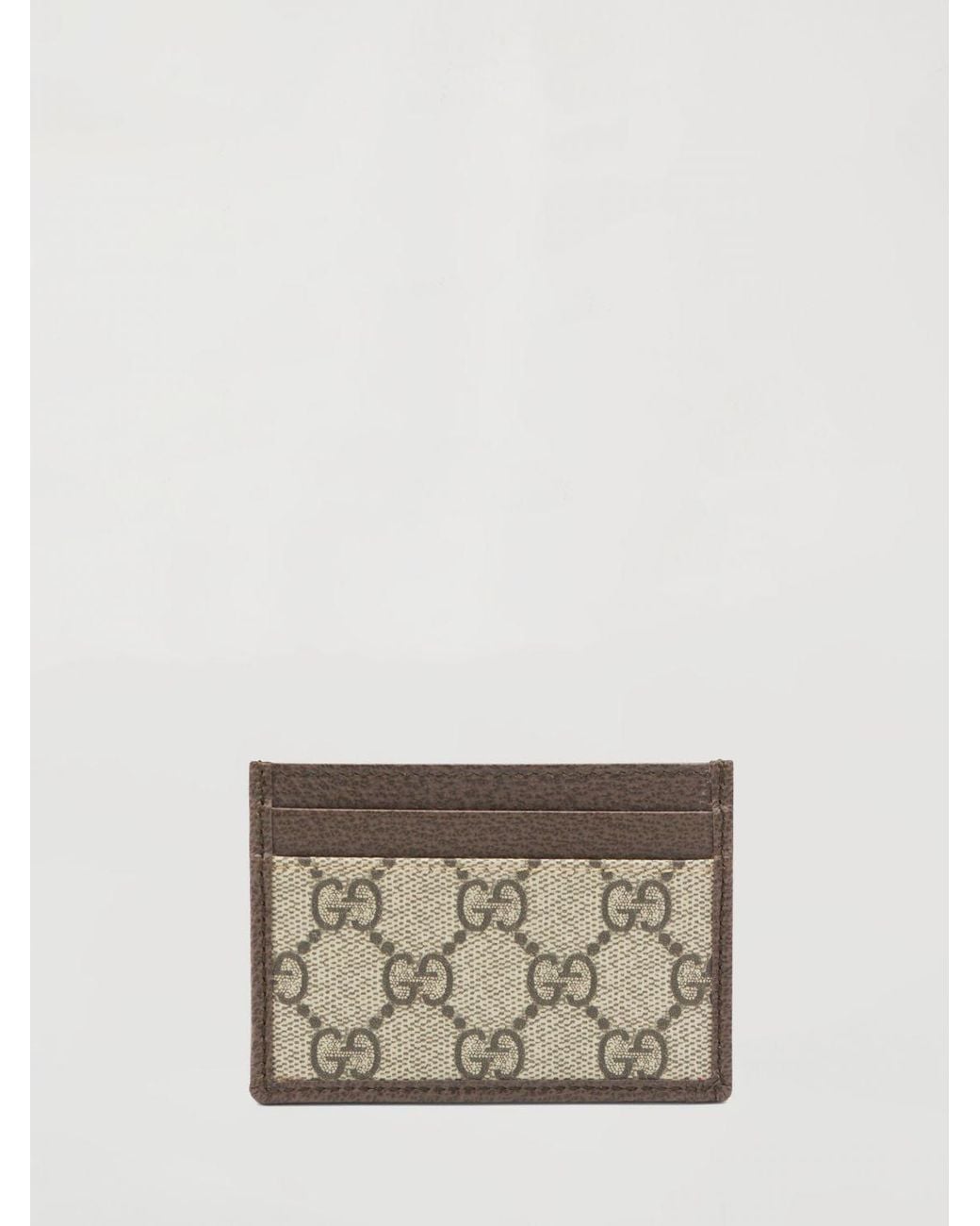 Gucci Natural Ophidia Credit Card Holder