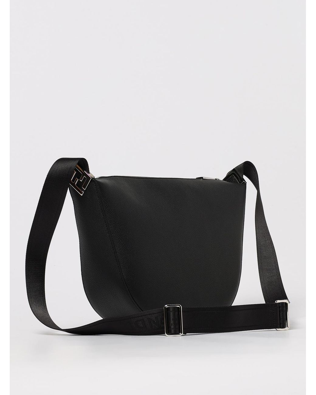 Borsa Melon Medium Squared Ff di Fendi in Black da Uomo