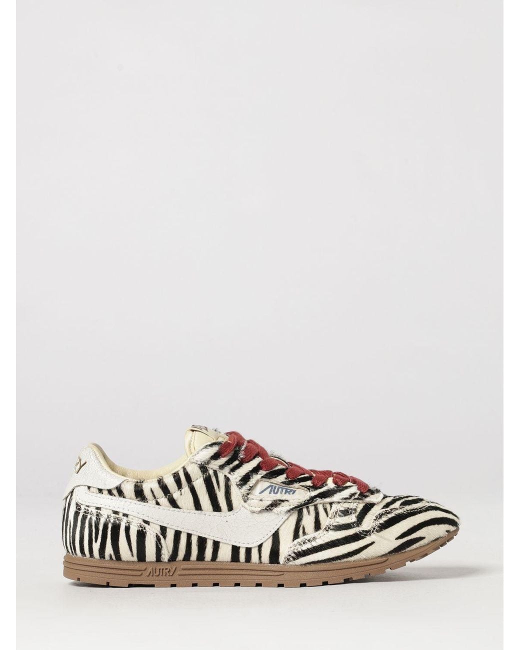Autry White Windspin Low-Top Sneakers