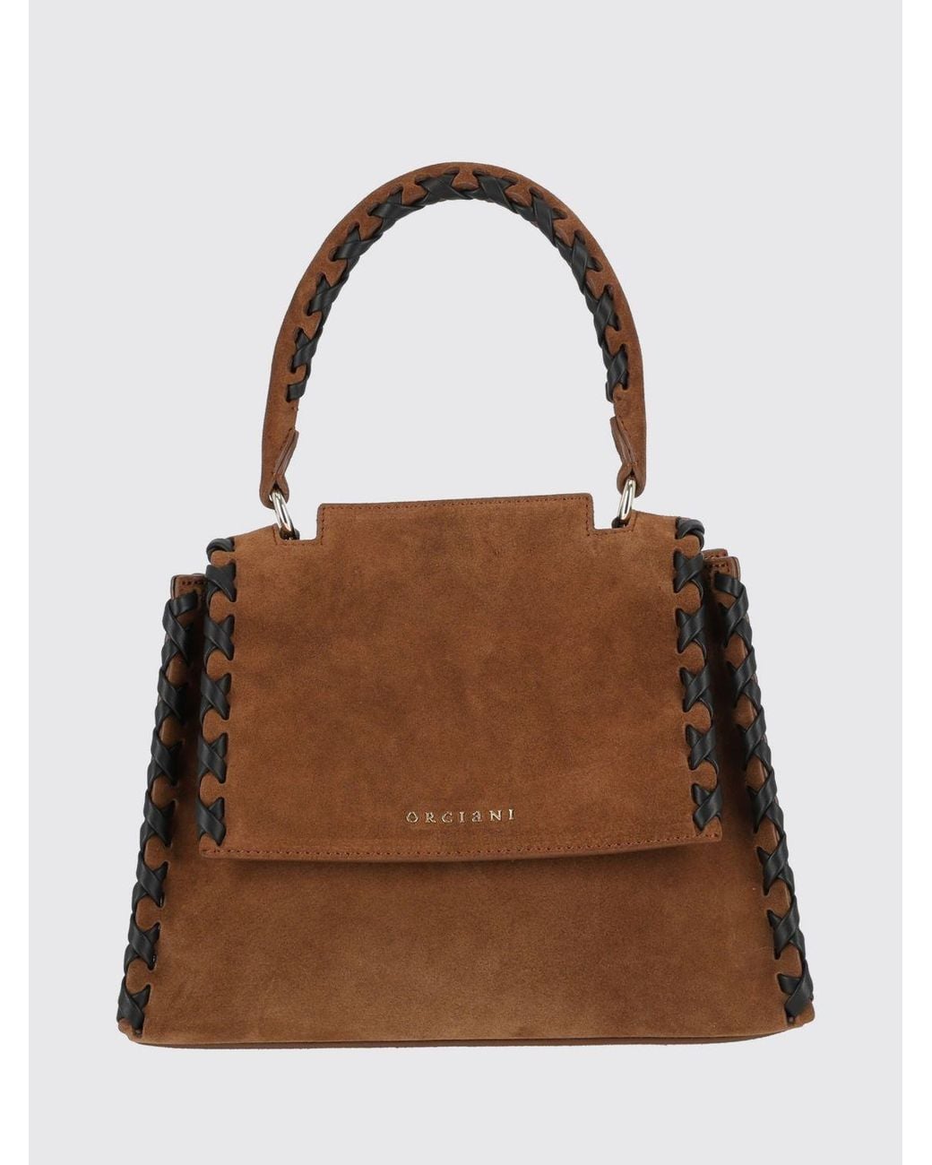 Orciani Brown Shoulder Bag